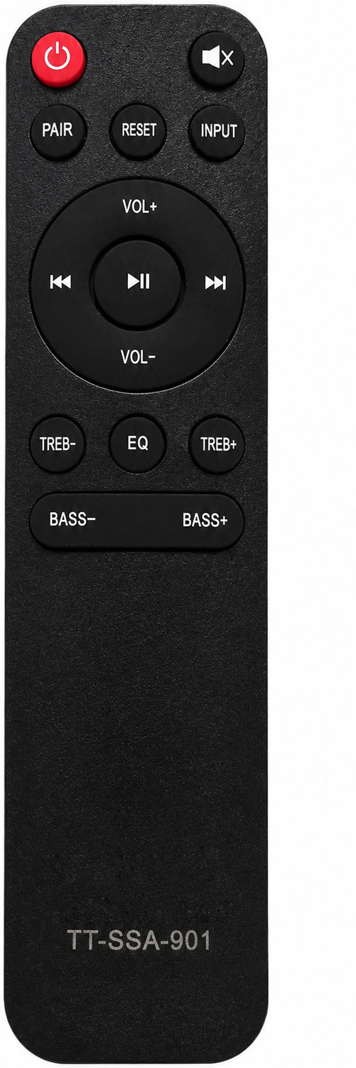 Image of LipiWorld DR-249 Home Theater Soundbar System Remote Compatible For Zebronics Soundbar Remote Controller (Black)