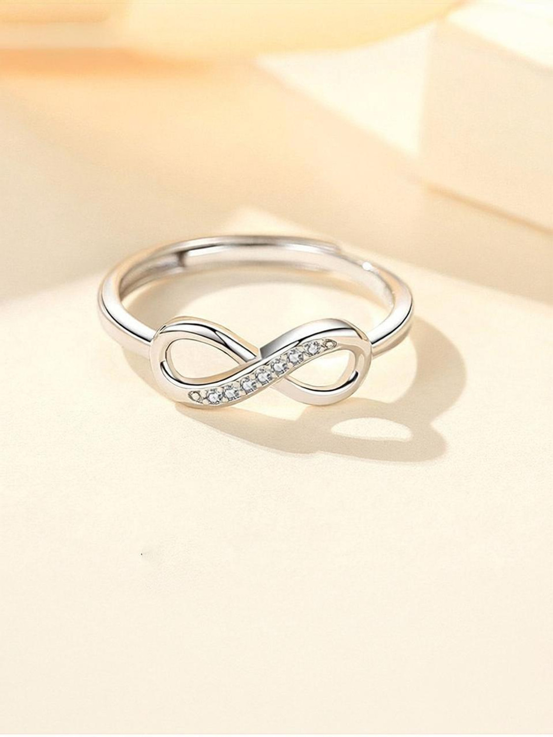 Image of SHAAVA Rhodium Plated Pure Silver Ring