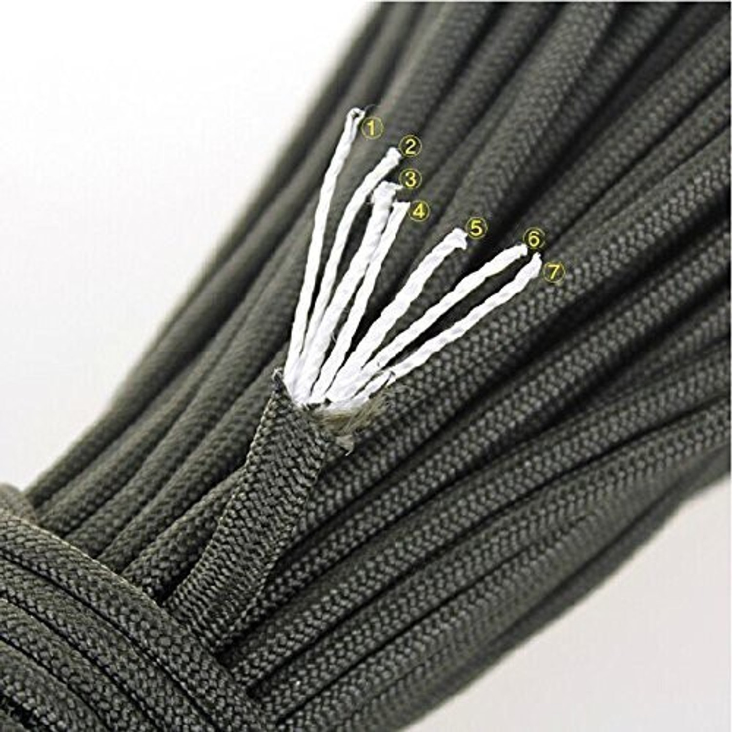 Image of Add Gear Paracord 7 strand Black 10 mtr Black (Length: 10 m, Diameter: 4 mm)