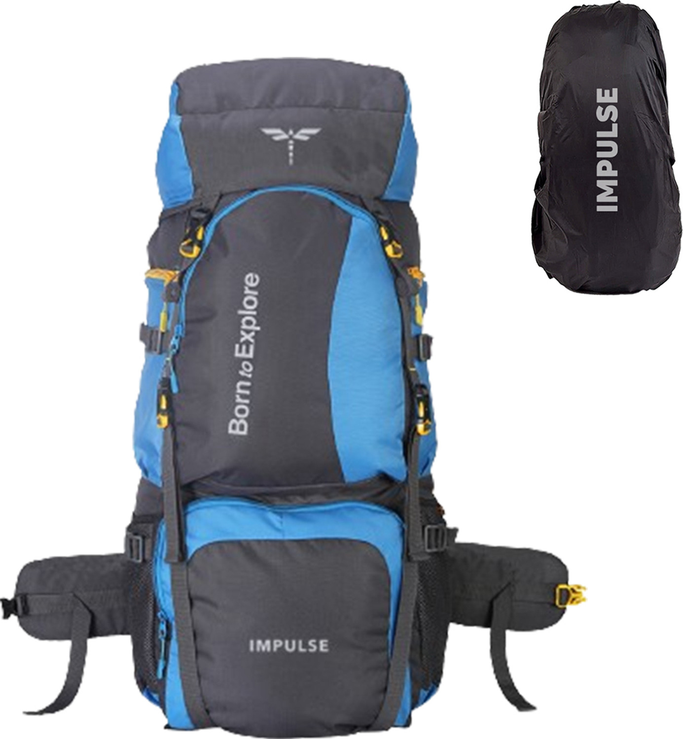 80 Litres Curve Water Resistant Rucksack Trekking Hiking Camping Outdo