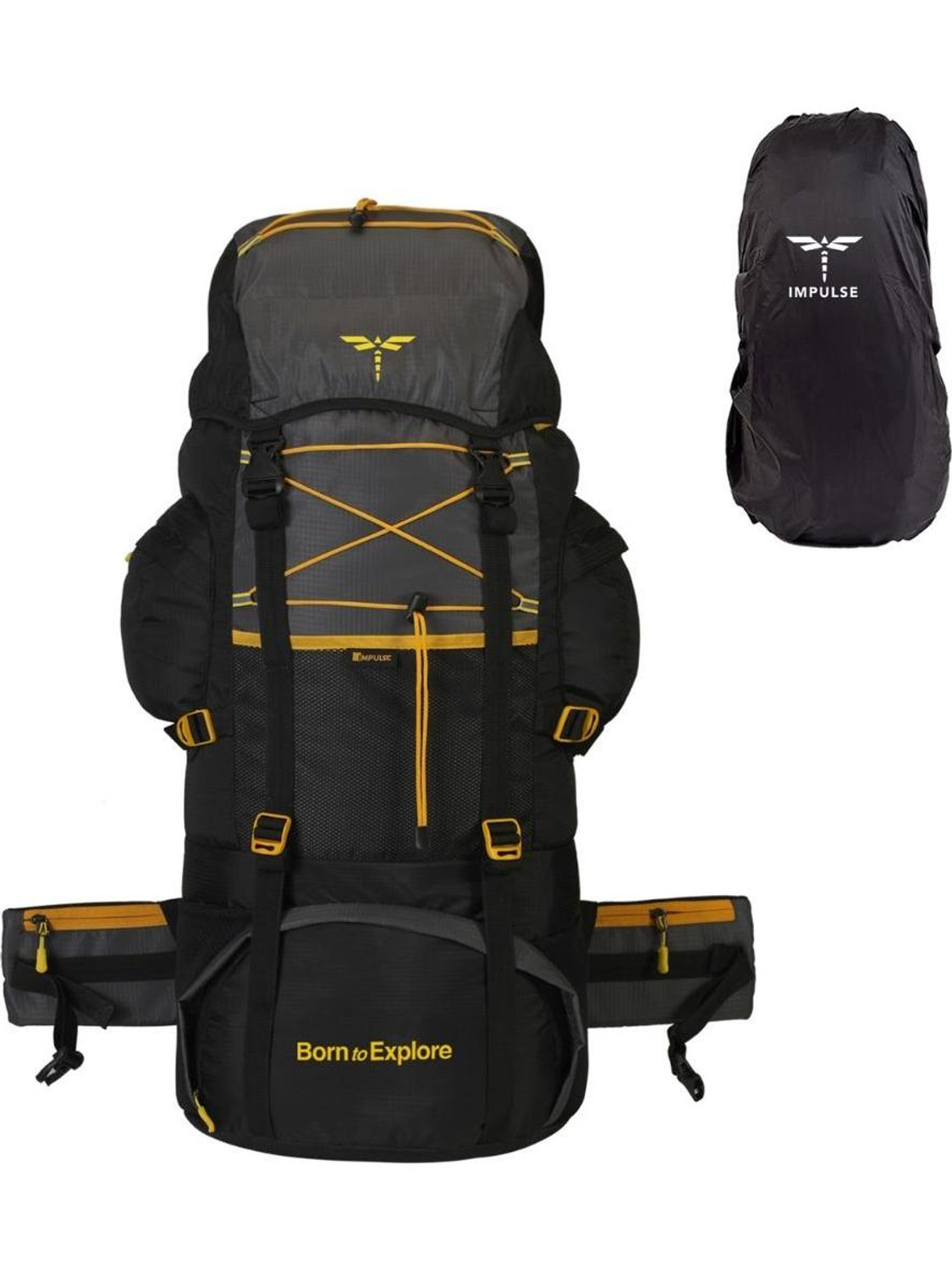 IMPULSE Rucksack bag travel bag for men tourist bag backpack for hikin