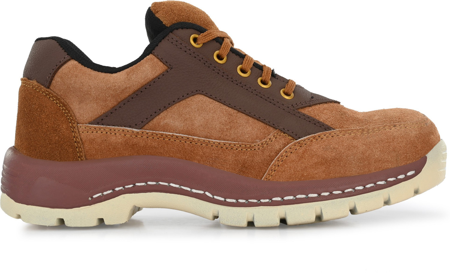 Joker Steel Toe Genuine Leather Safety Shoe Tan SB SBP S1 S1P