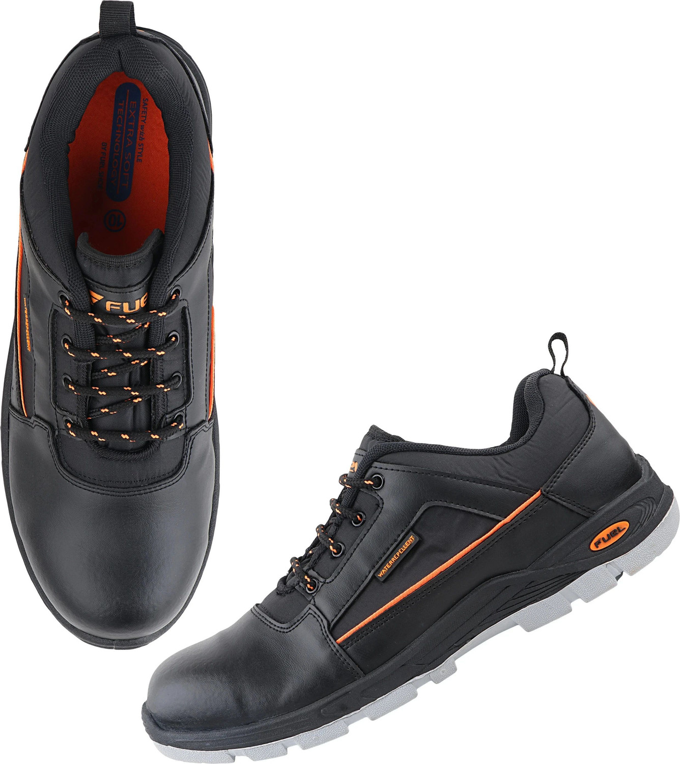 Image of Blackburn Steel Toe Leather Safety Shoe (Black, SB, Size 6)