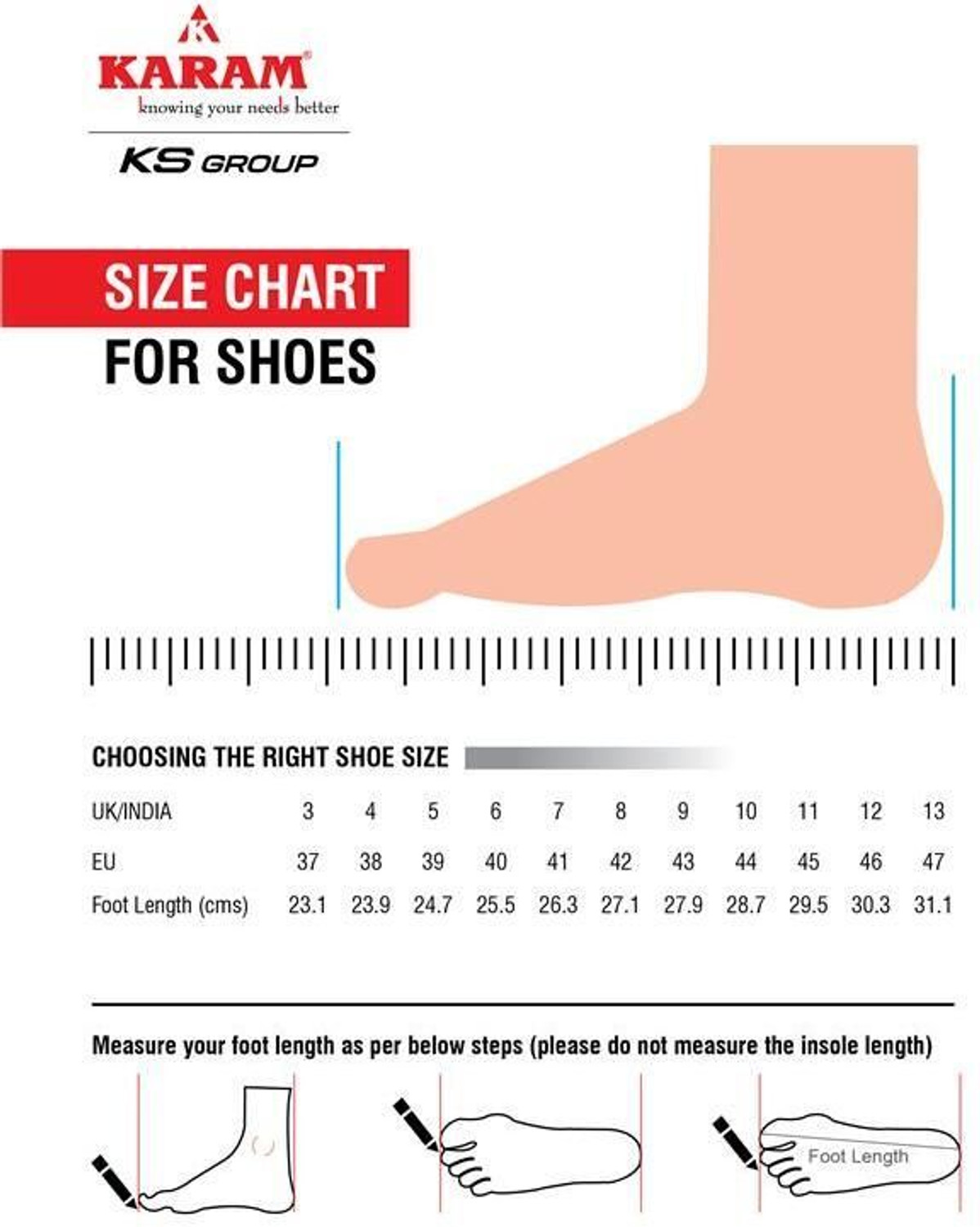 Image of Karam Composite Toe Leather Safety Shoe (Black, S1, Size 3)