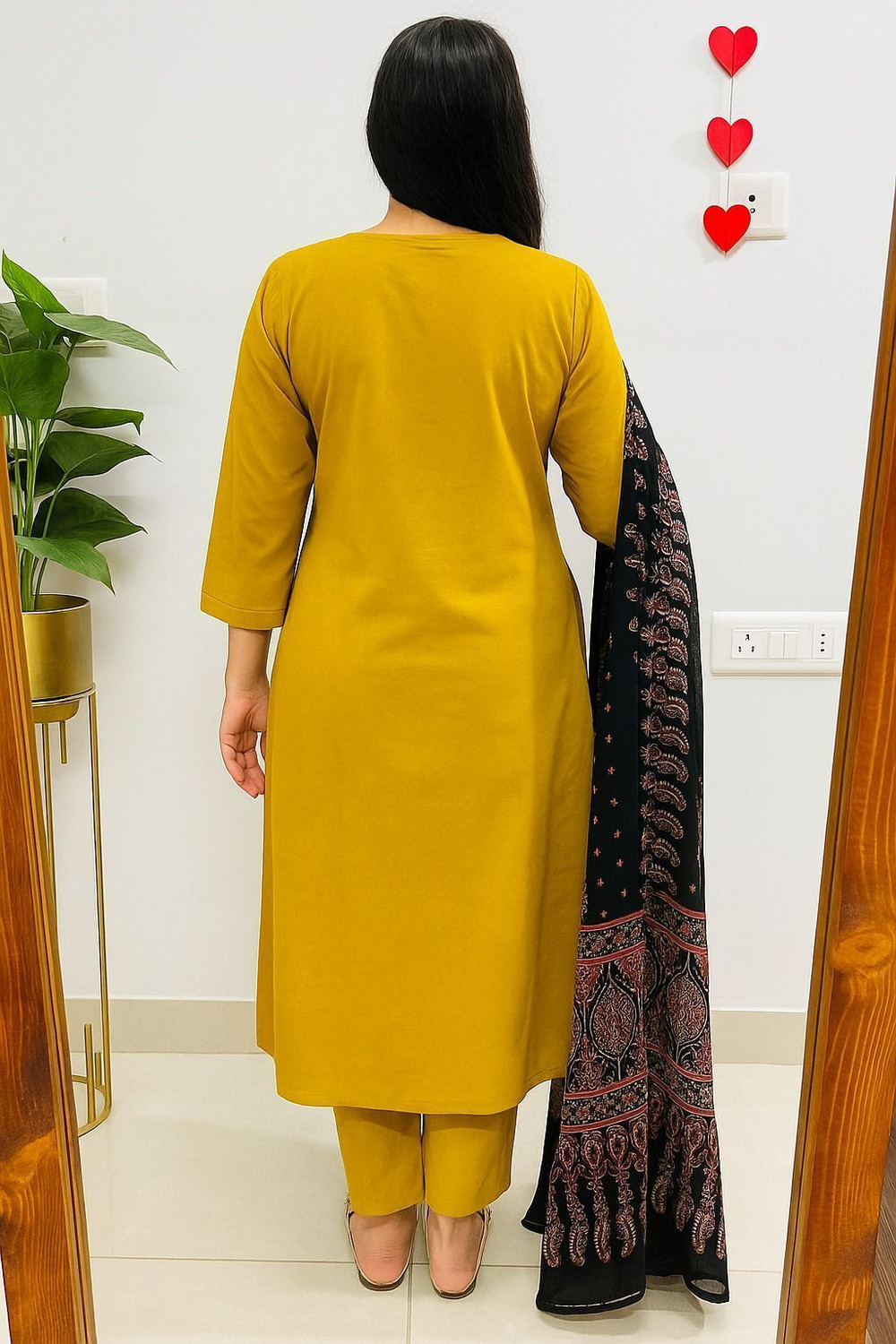 Image of Jaipuri Collection Women's Trending Solid kurta set Embroidered Kurta, Trouser /Pant & Dupatta Set