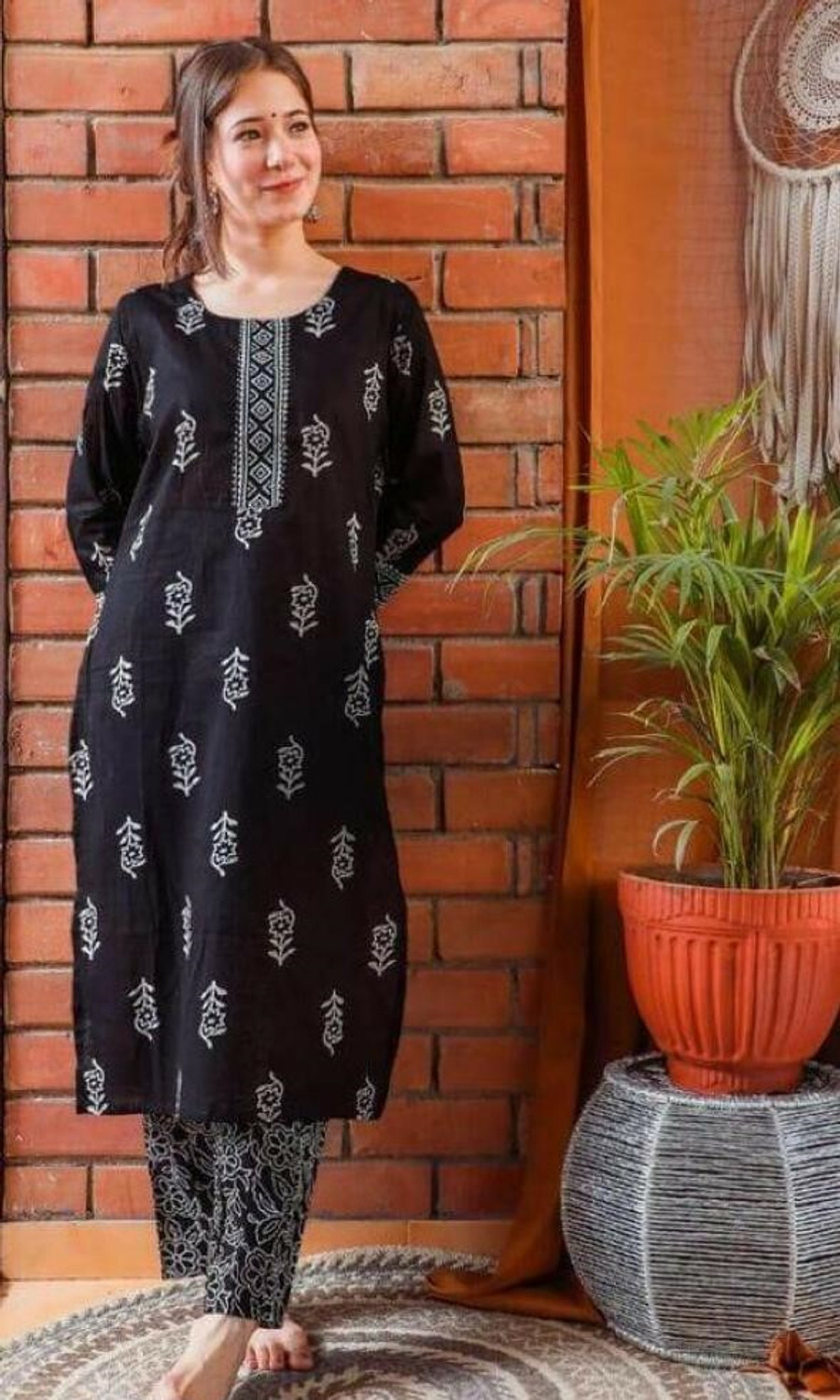 Image of Meetara Creation DEEPIKA Printed Kurta, Palazzo & Dupatta Set