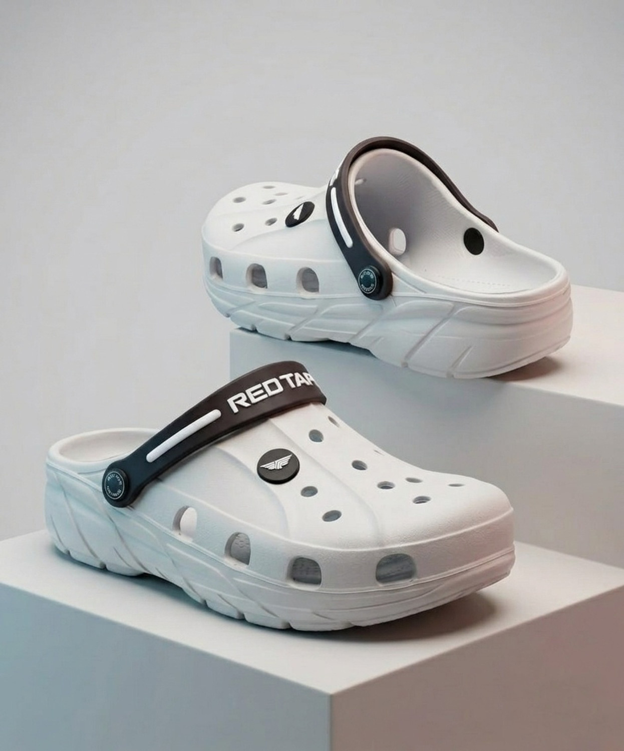 RED TAPE Men Off White Clogs