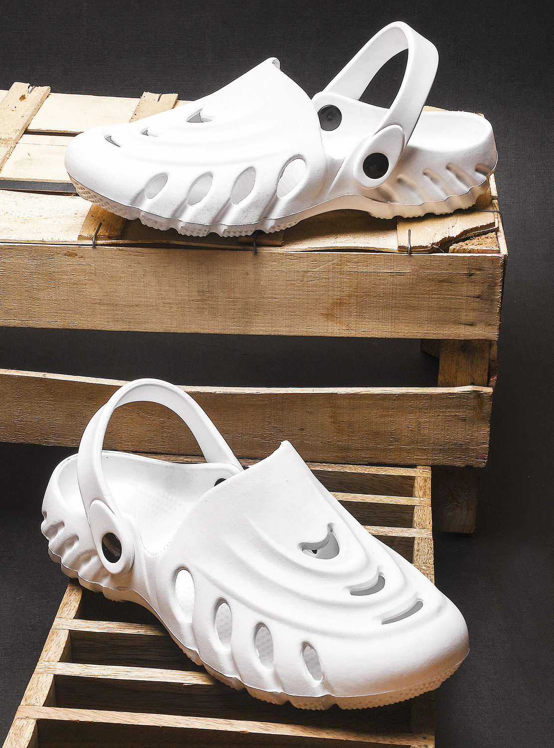Image of Kraasa Men Clogs Sandal (White , 11)