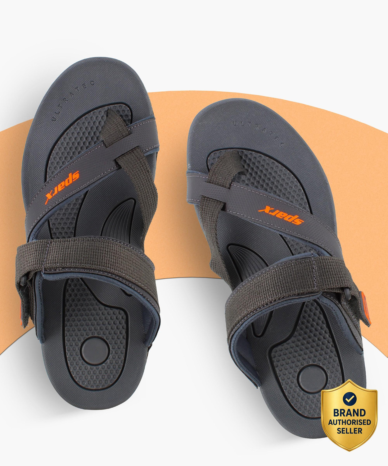 Sparx Men Grey Sandals