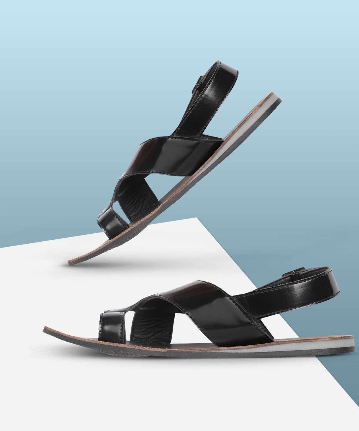 Mast Harbour Men Sandals Black 8 Price History