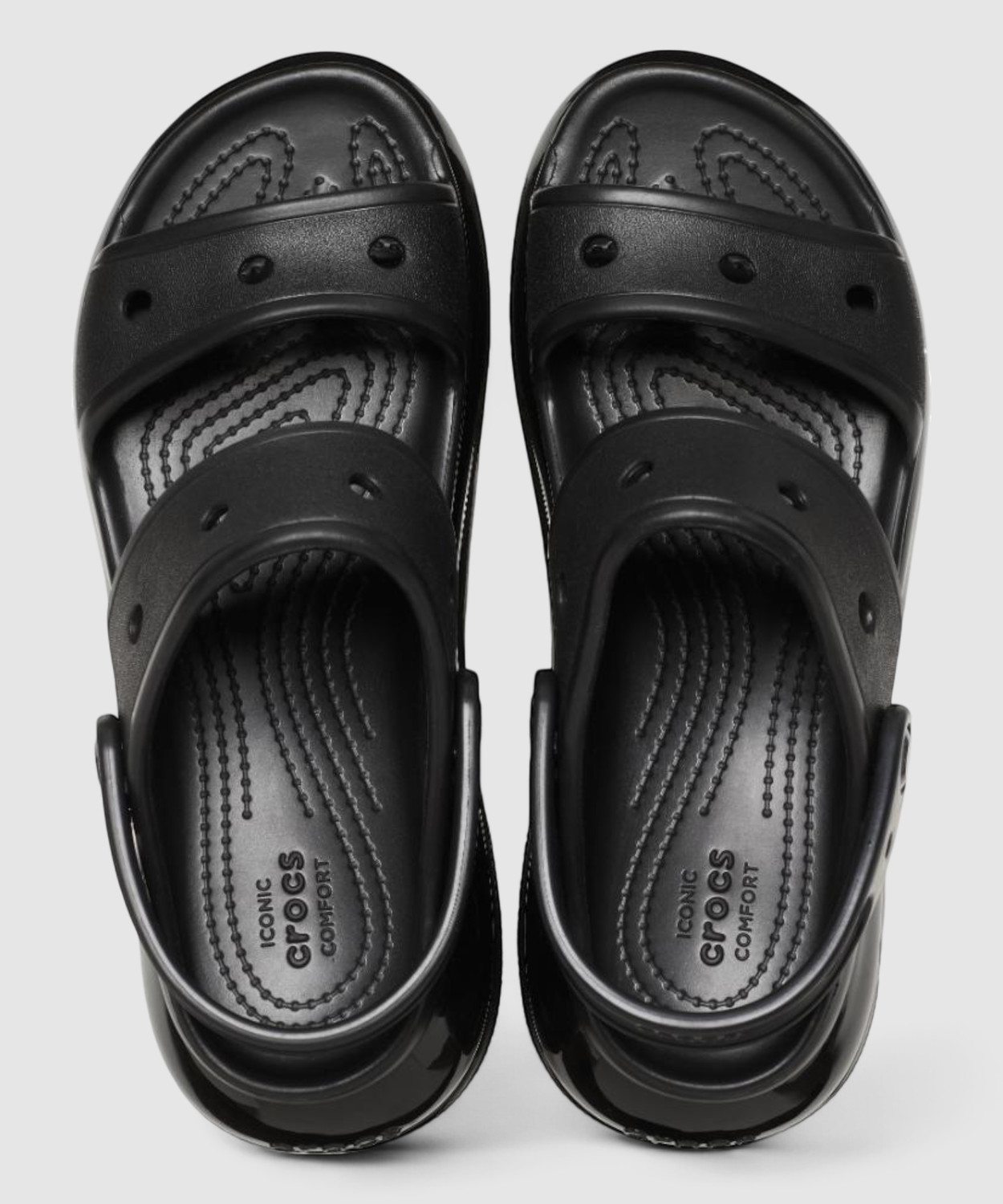 Image of CROCS Unisex Mega Crush Casual Sandal (Black , 3 UK /India)