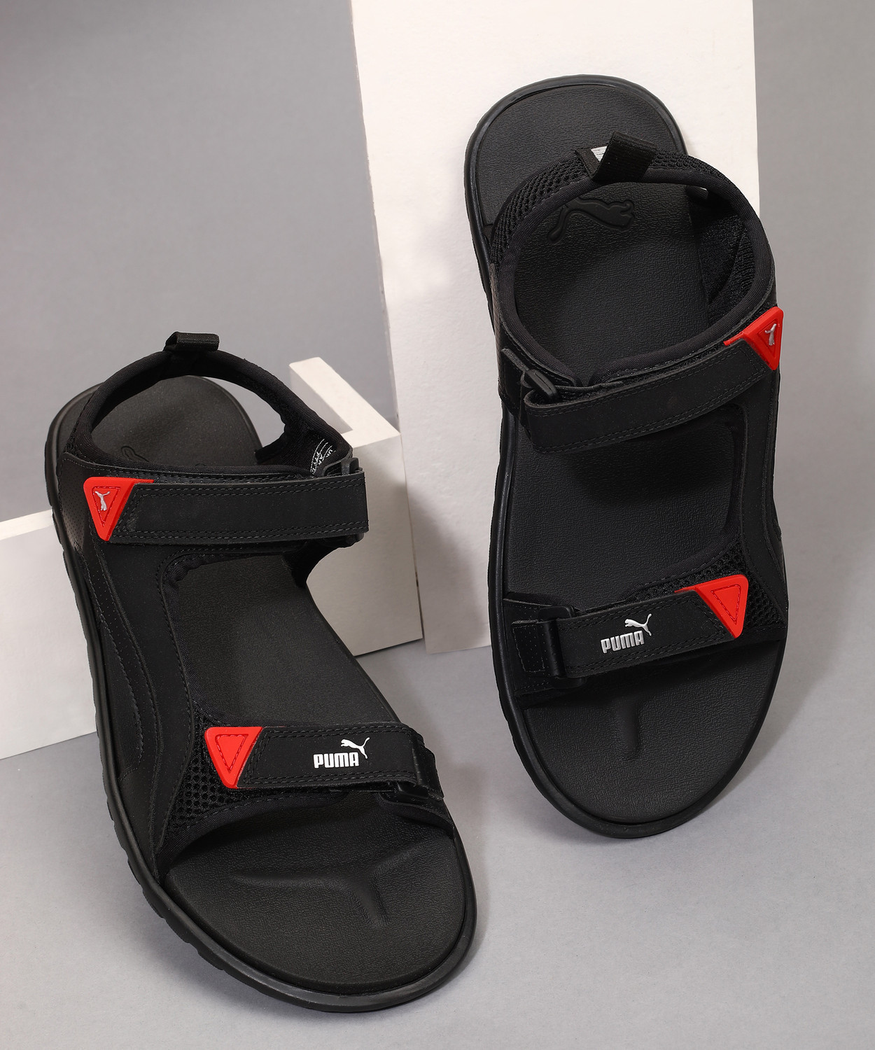 PUMA Cruise Comfort Men Black Sports Sandals Price History