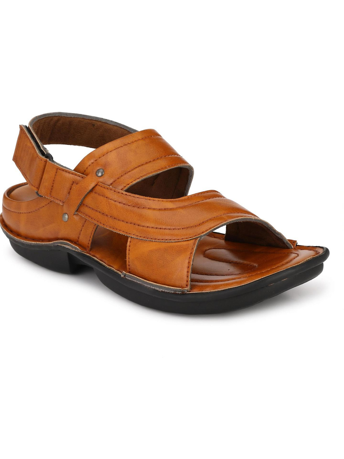 Image of Action Plus Men ONTM-01 Sports Sandal (Beige, Olive , 7)