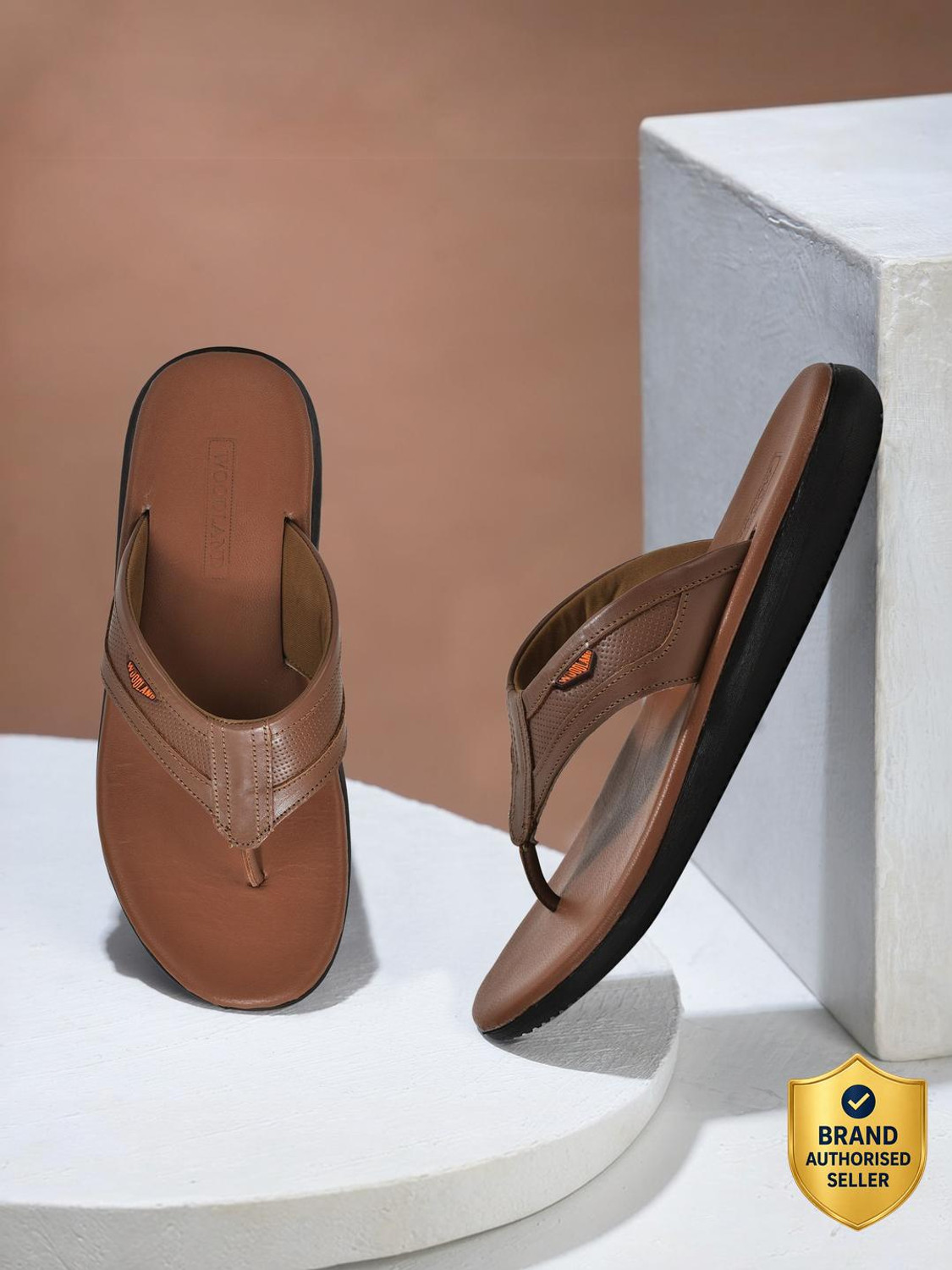 Image of WALKAROO Men Casual Sandal (Black , 8)