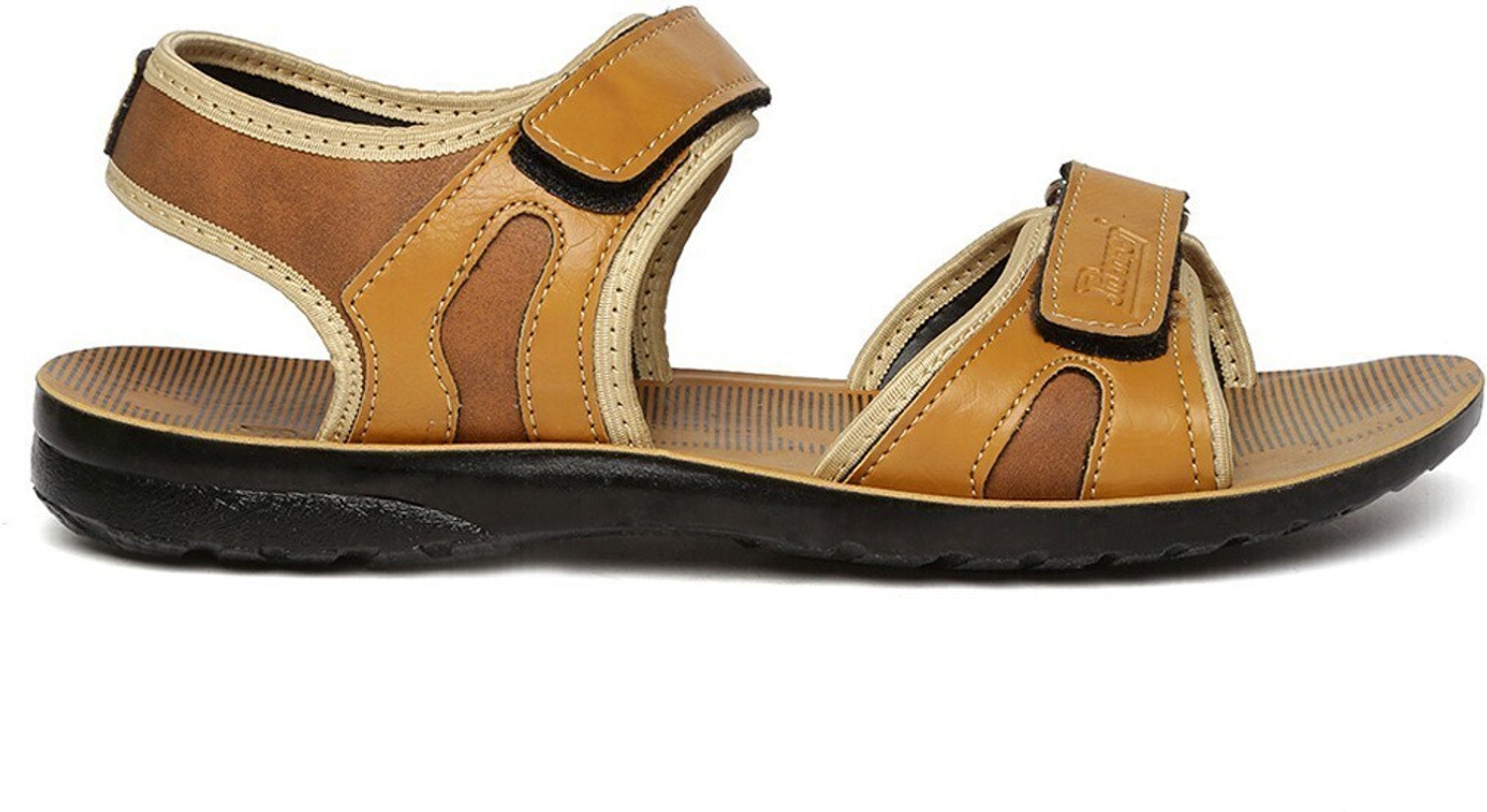Image of Paragon Men PU8885G Stylish Lightweight Daily Durable Comfortable Formal Casuals Sports Sandal (Tan , 6 UK /India)