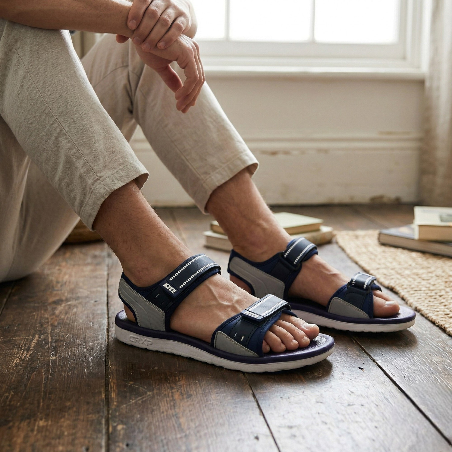Image of Skyultra Men Casual Sandal (Navy , 7)