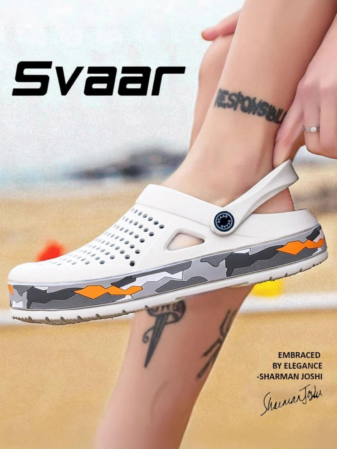 Svaar Men Off White Clogs