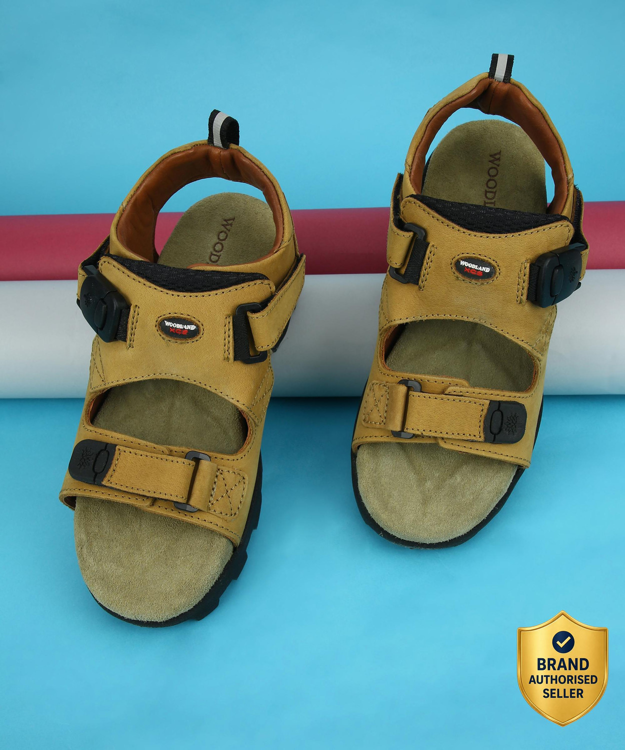 WOODLAND Men Camel Sandals