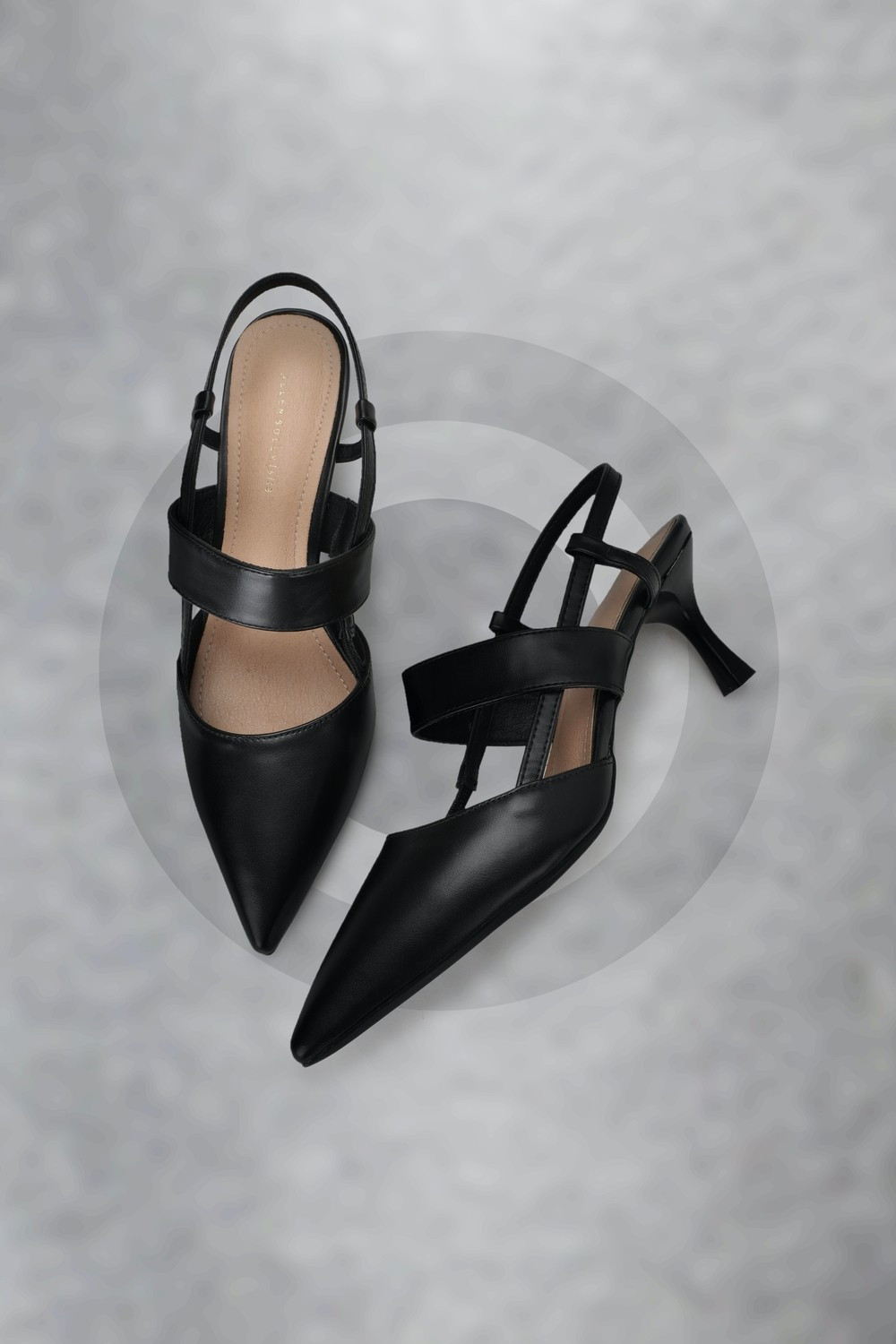 Allen solly black heels sale