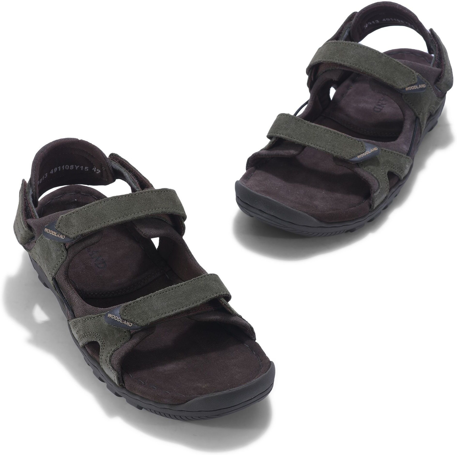 Image of WOODLAND Men Sandal (Green , 6)