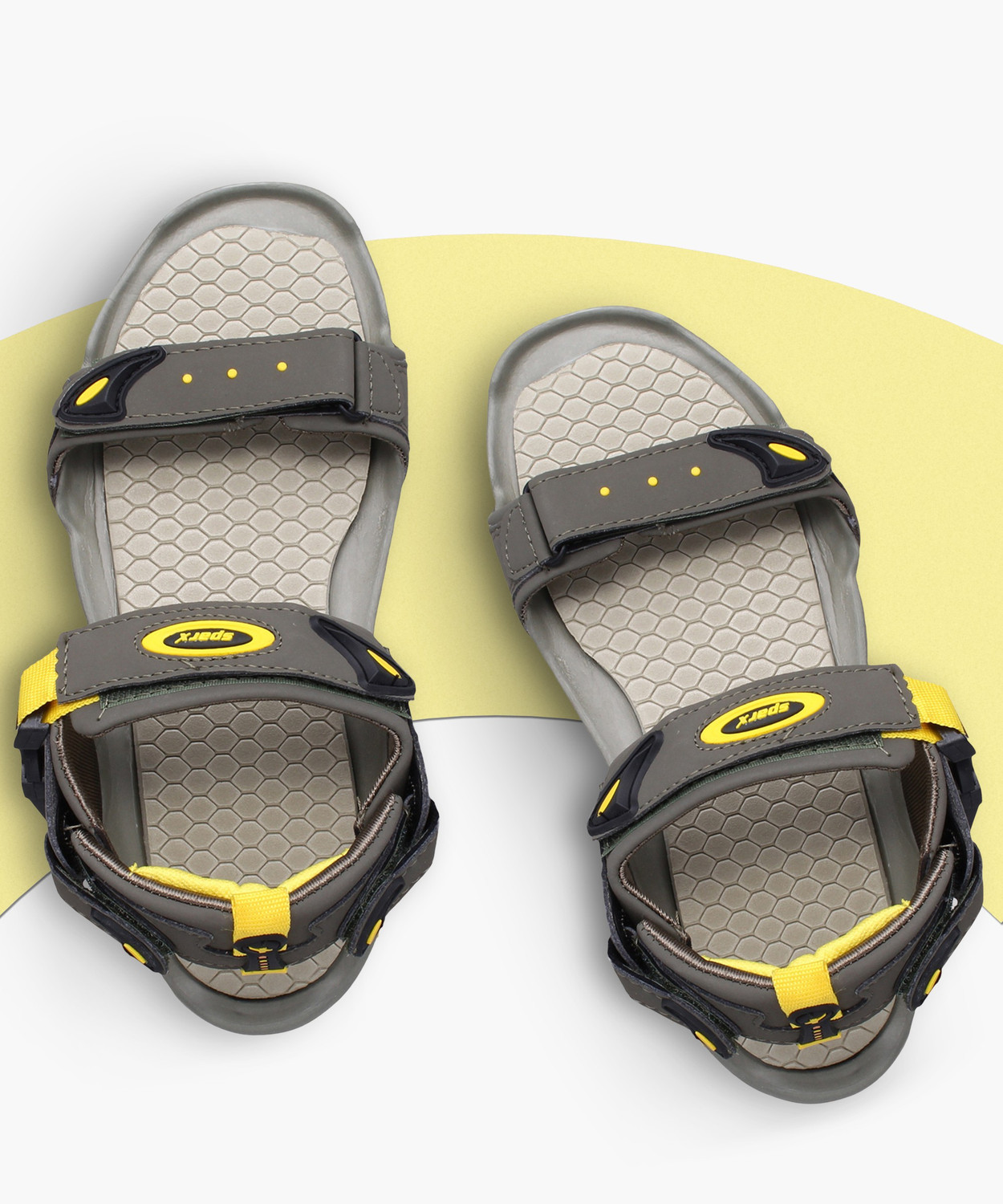 Sparx SS 502 Men Sandals Olive Yellow 7 UK India Price History