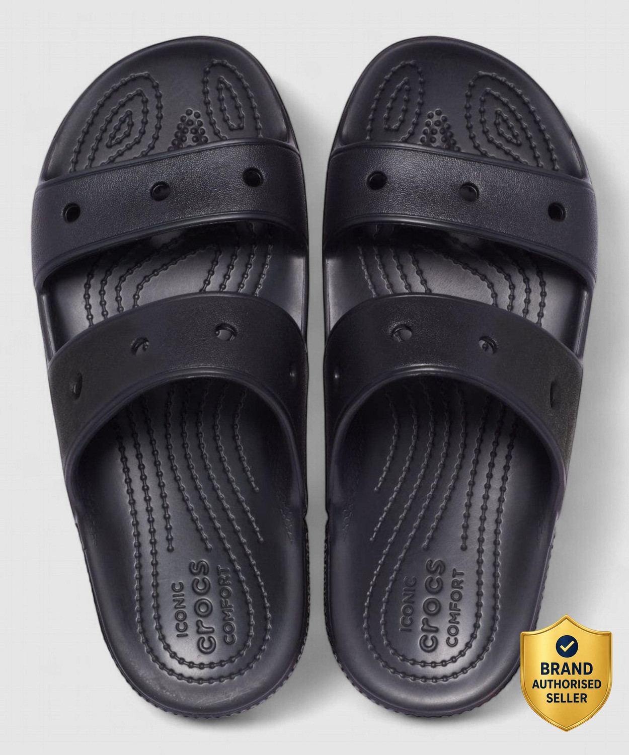 Image of CROCS Unisex classic Casual Sandal (Black , 10 UK /India)