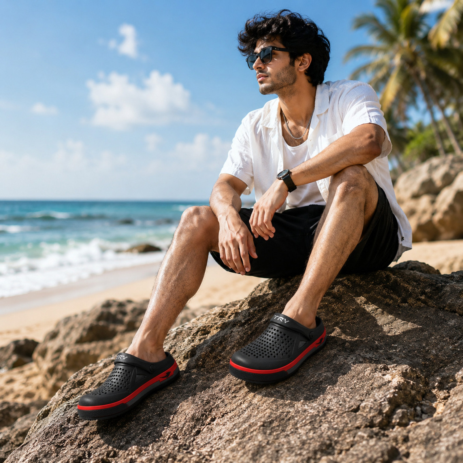 Image of CROCS Unisex Mega Crush Casual Sandal (Black , 3 UK /India)