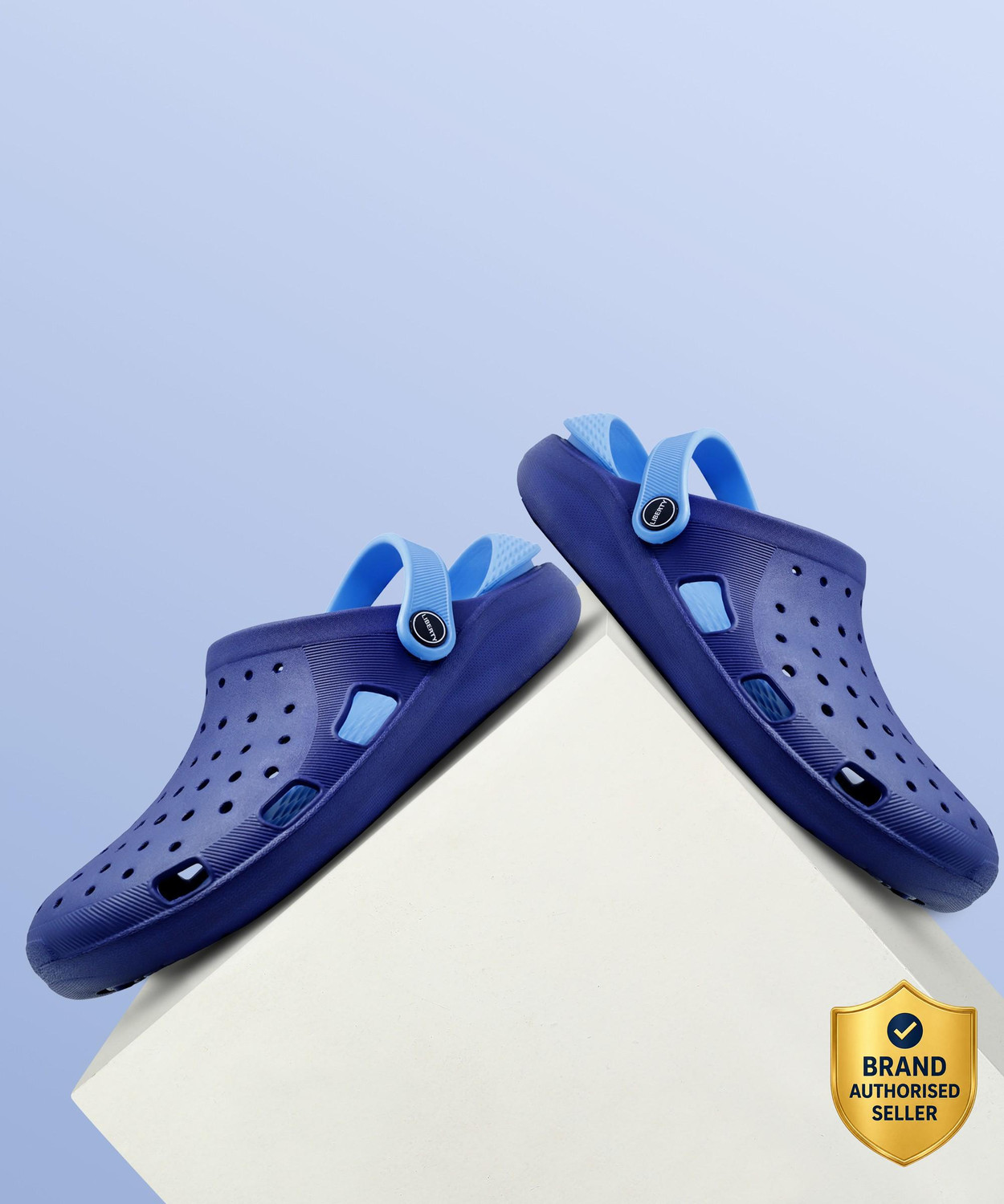 LIBERTY Men Navy Clogs