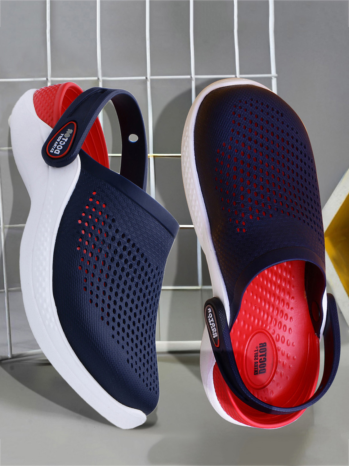 DOCTOR EXTRA SOFT Classic Casual Sports Clogs with Adjustable Back Str