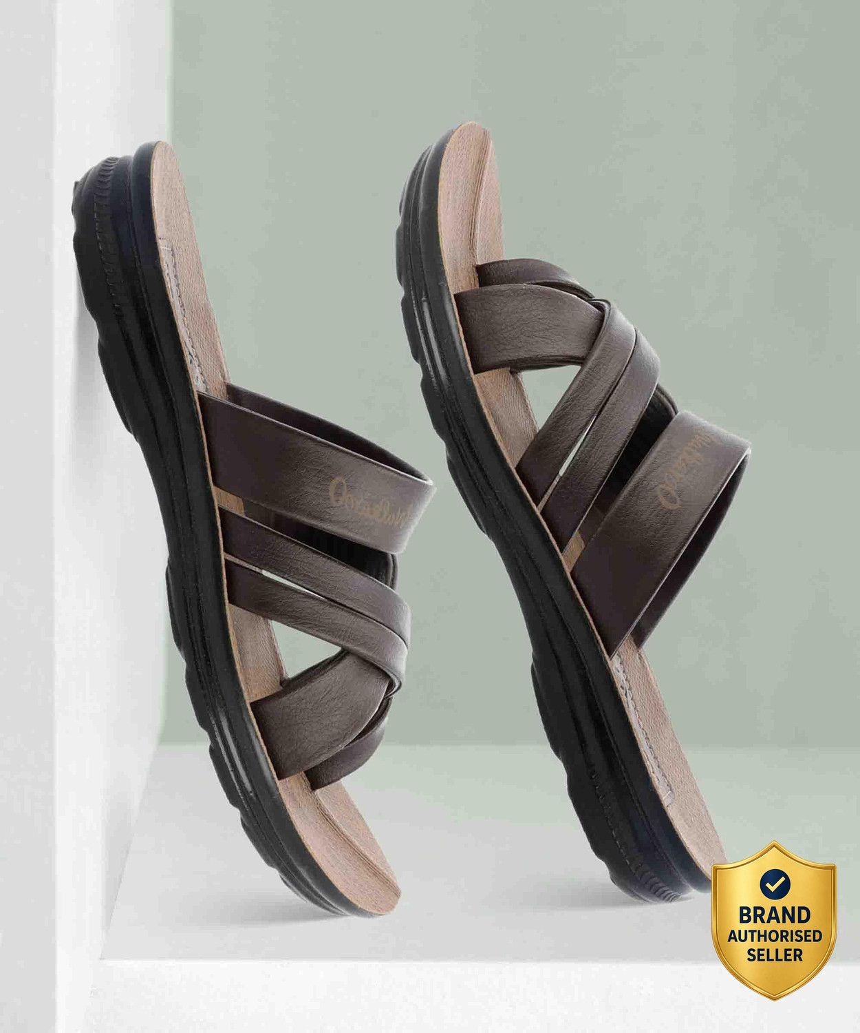 WALKAROO Men Brown Sandals