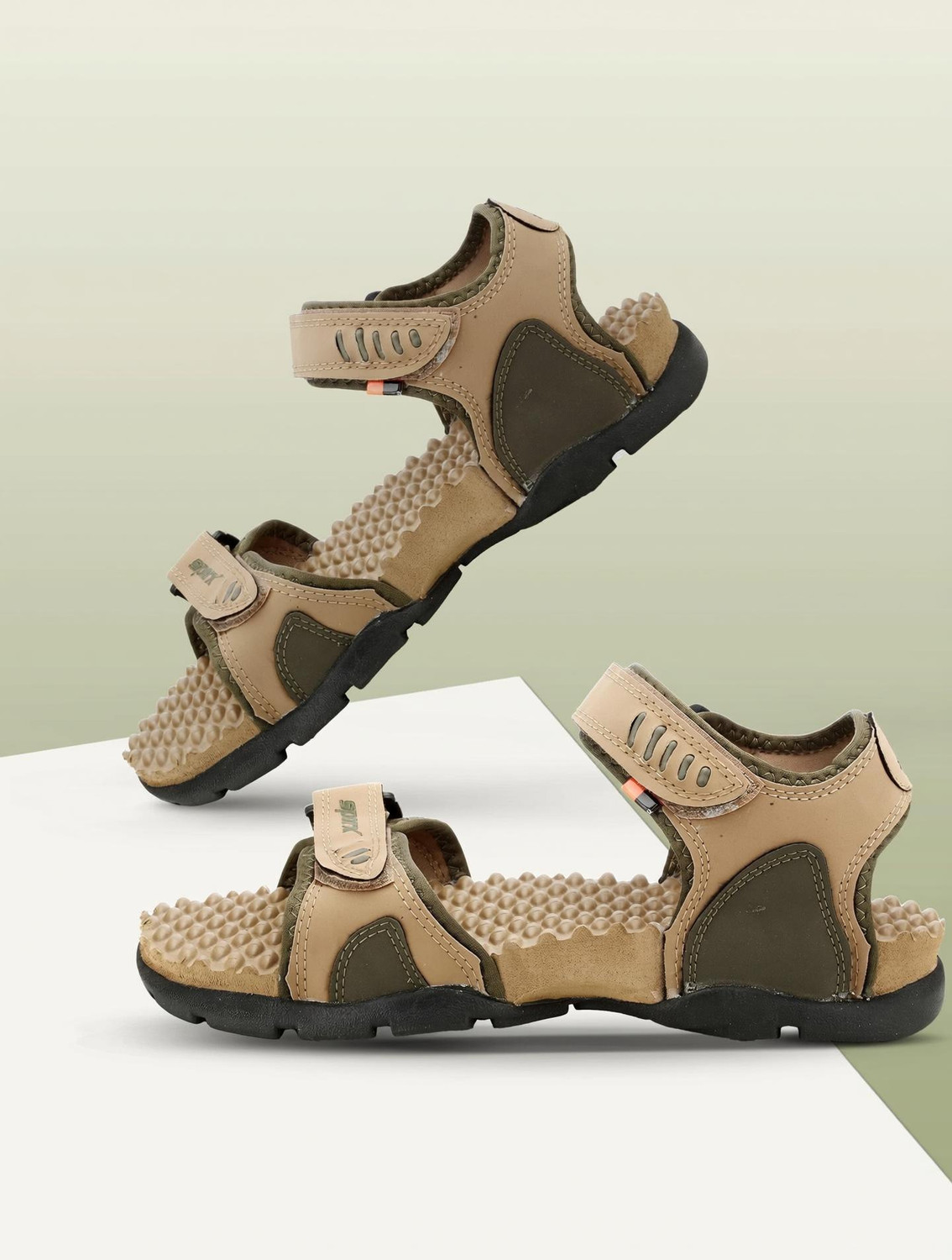 SPARX Men SS-103 Men Brown, Olive Sports Sandals