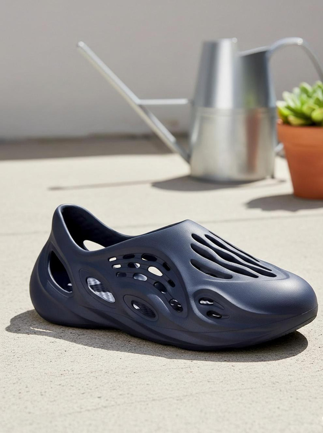 Aqualite Comfort, Anti-Skid Men Navy Clogs