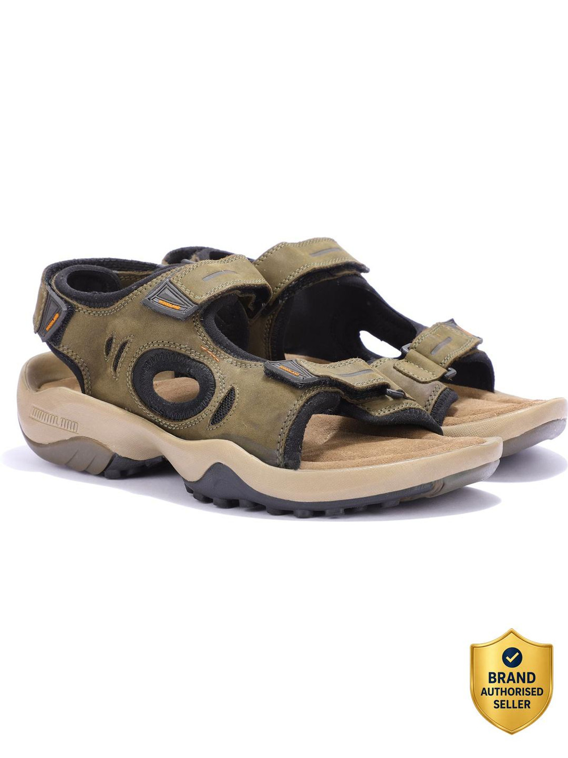 WOODLAND Men Green Casual