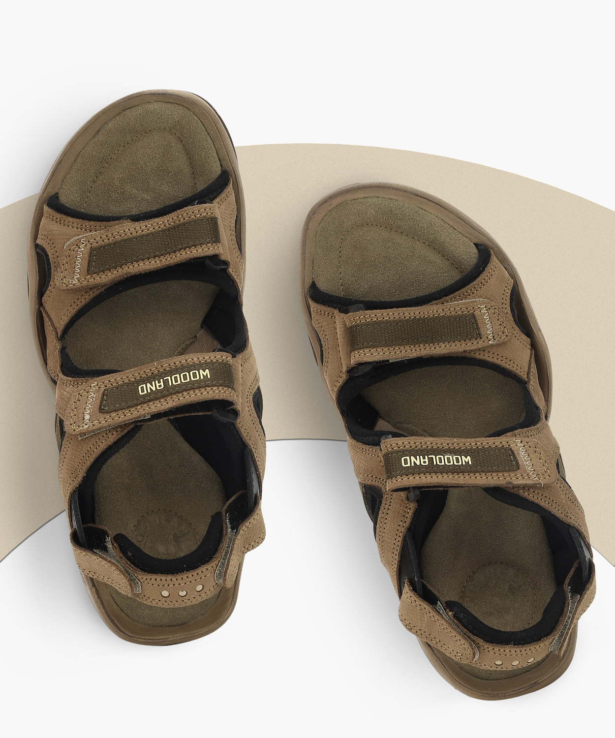 Woodland khaki sandals deals