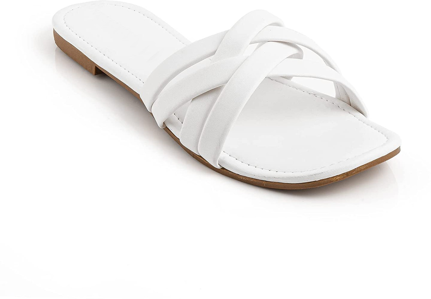 Image of NOWRY Fashion Sliders l Stylish Flat Sandals For Women's l Slippers For Party, Wedding Women Flats