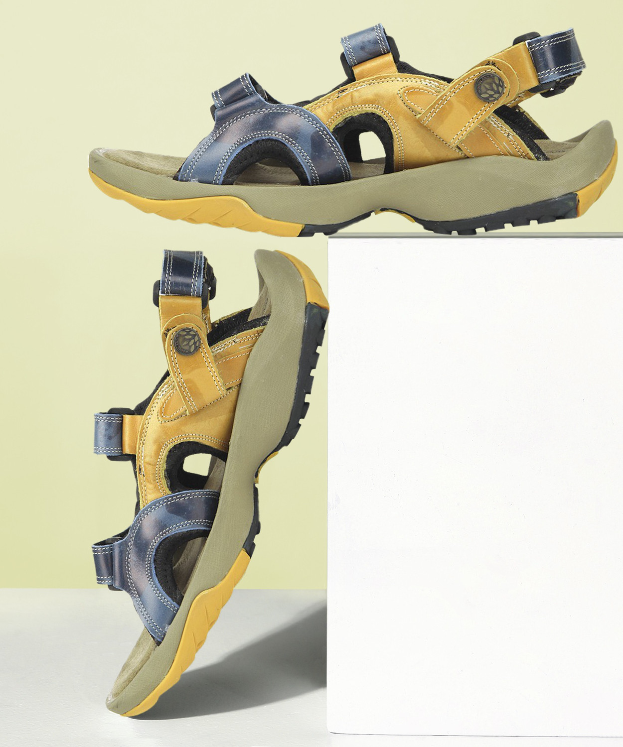 WOODLAND Men Multicolor Sports Sandals Price History