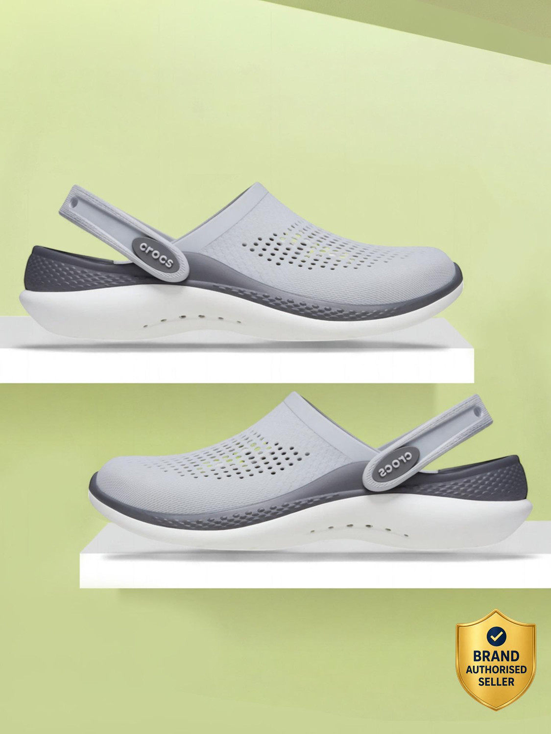 Men Grey Clogs Sandal