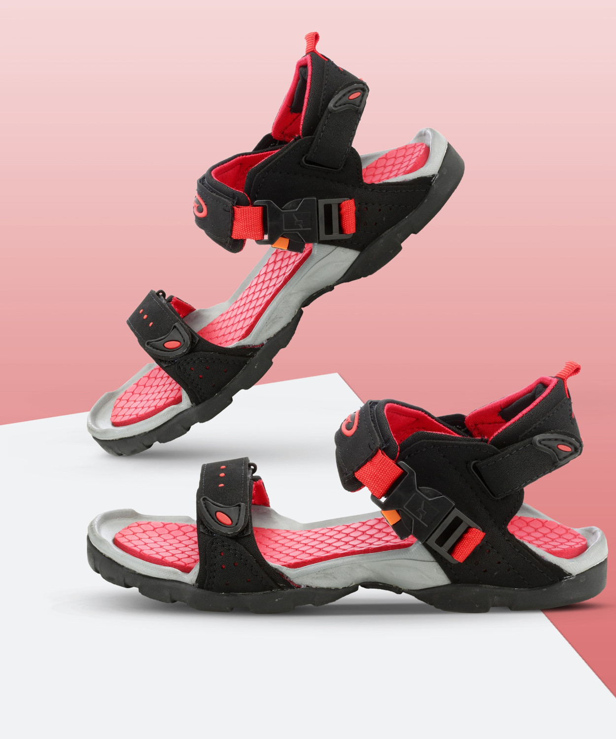 Sparx SS 502 Men Sports Sandals Red Black 9 Price History