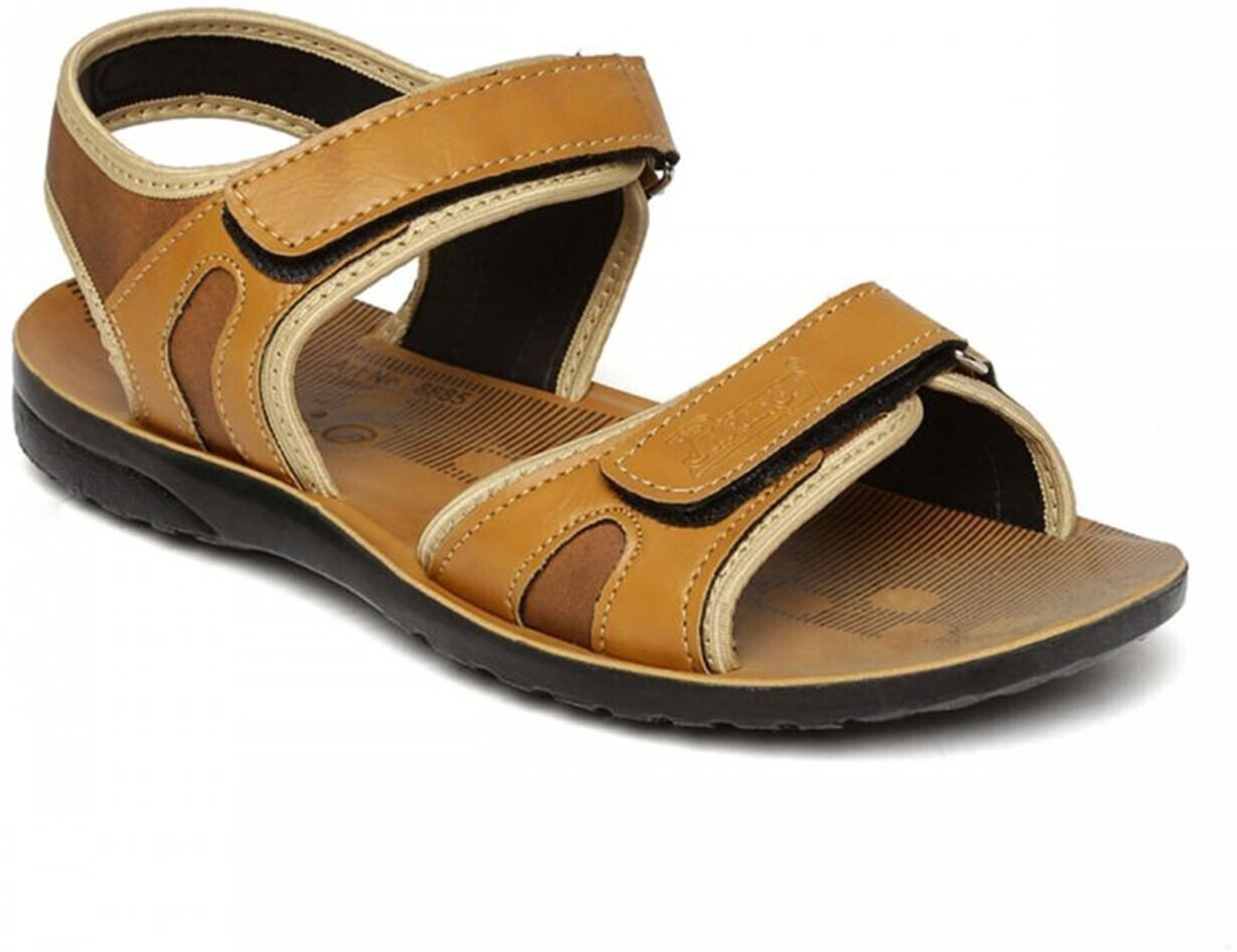 Image of Paragon Men PU8885G Stylish Lightweight Daily Durable Comfortable Formal Casuals Sports Sandal (Tan , 6 UK /India)