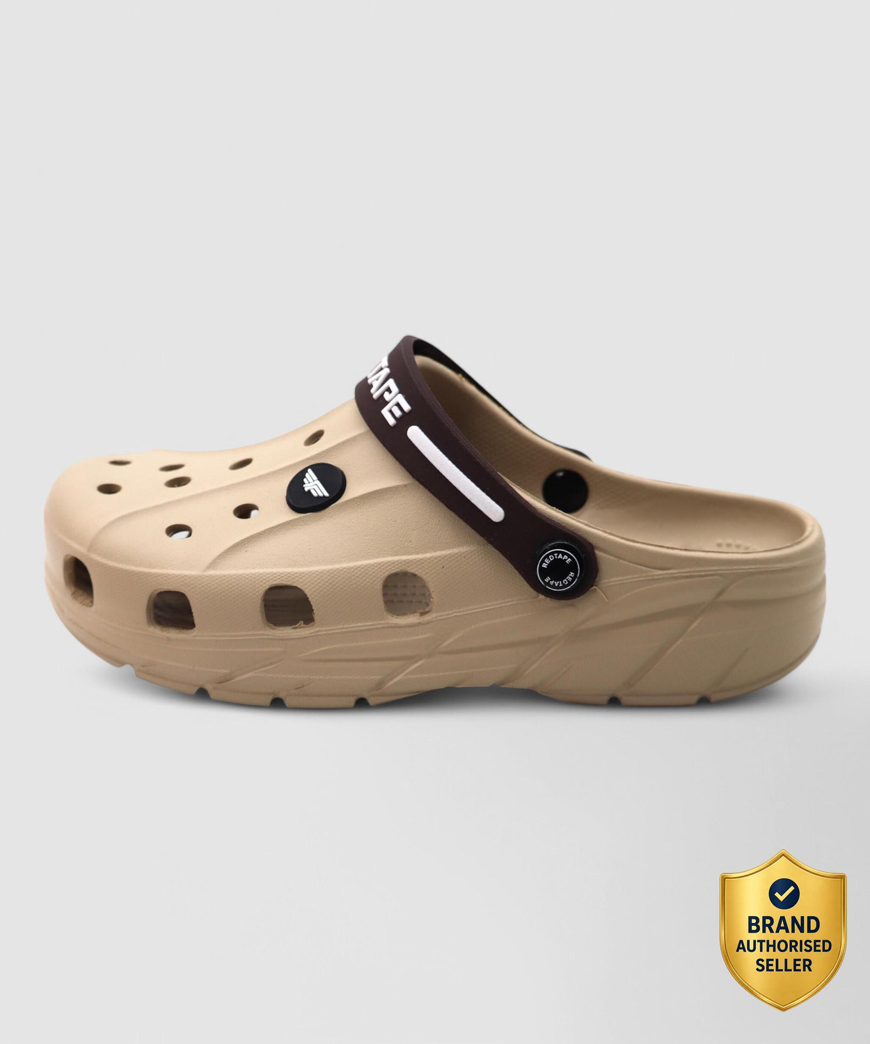 RED TAPE Men Beige Clogs