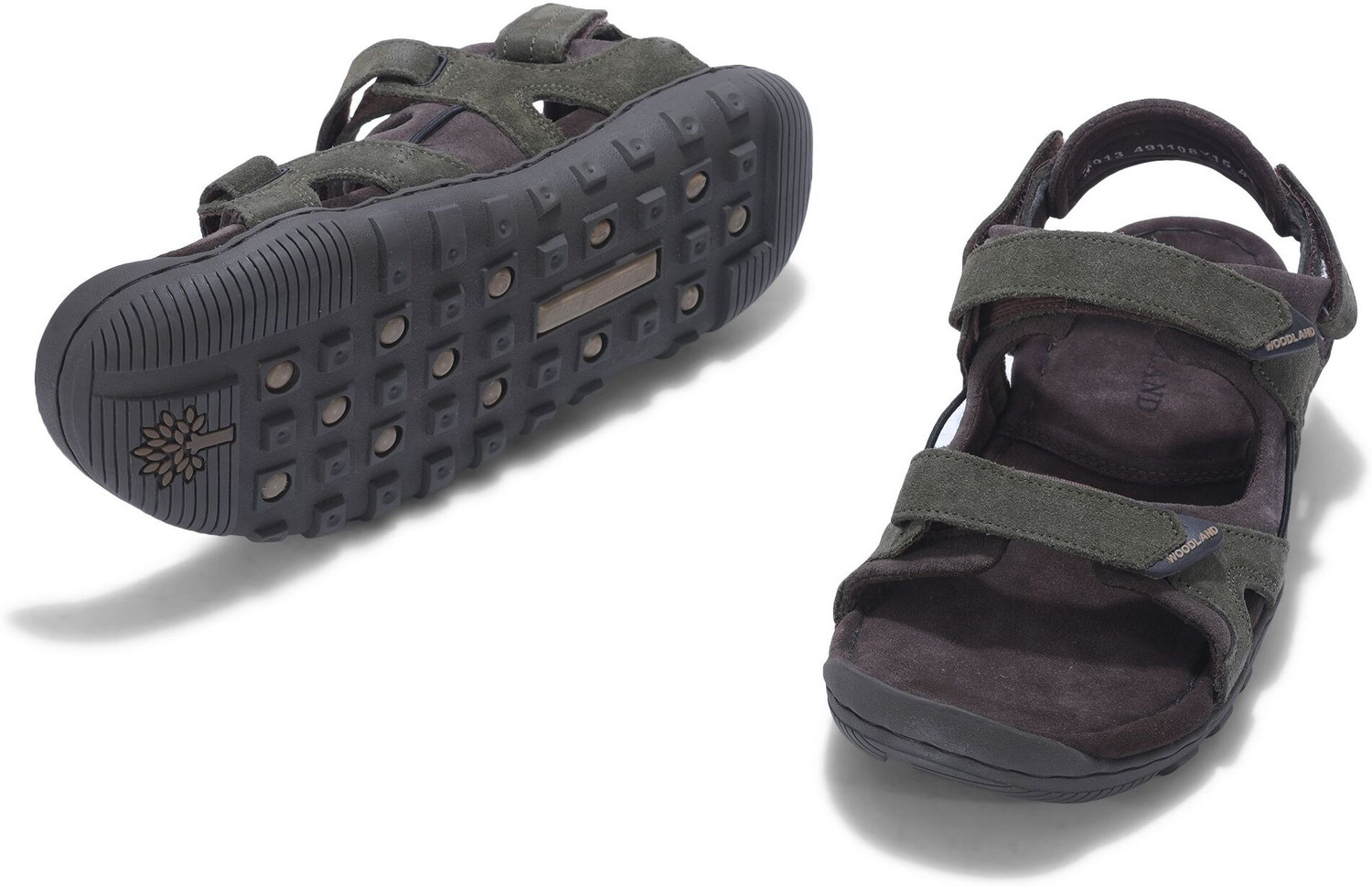 Image of WOODLAND Men Sandal (Green , 6)