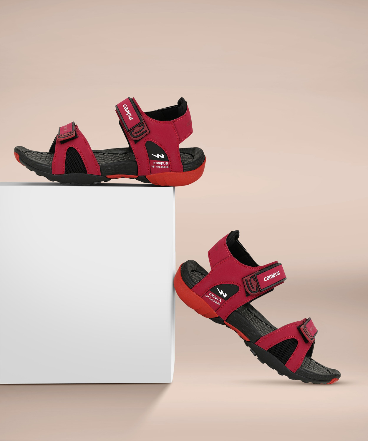 CAMPUS 2GC 18 Men Black Red Sandals Price History