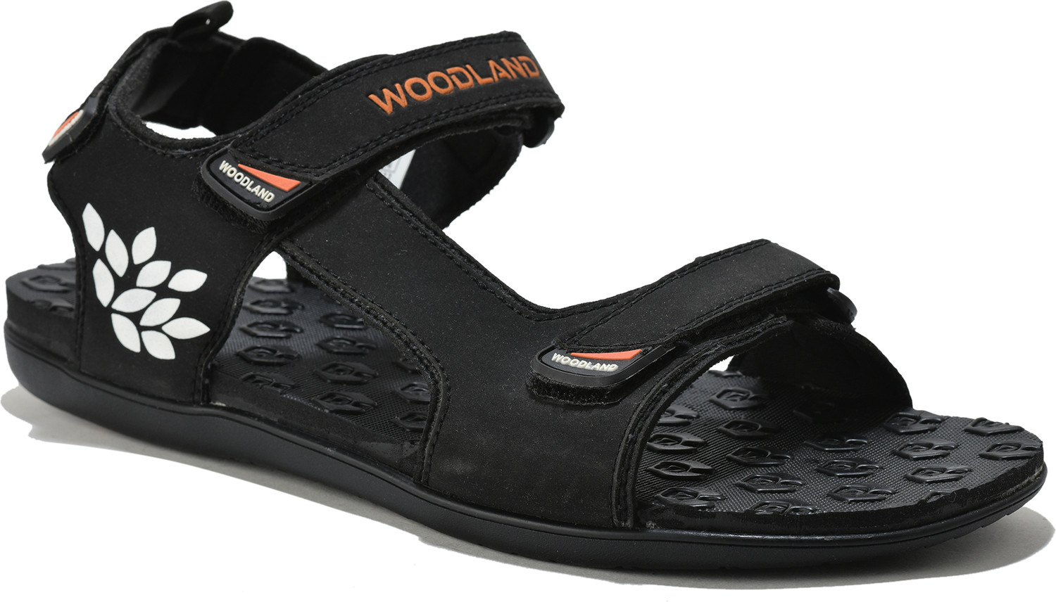 Image of WOODLAND Men Sandal (Black , 9)