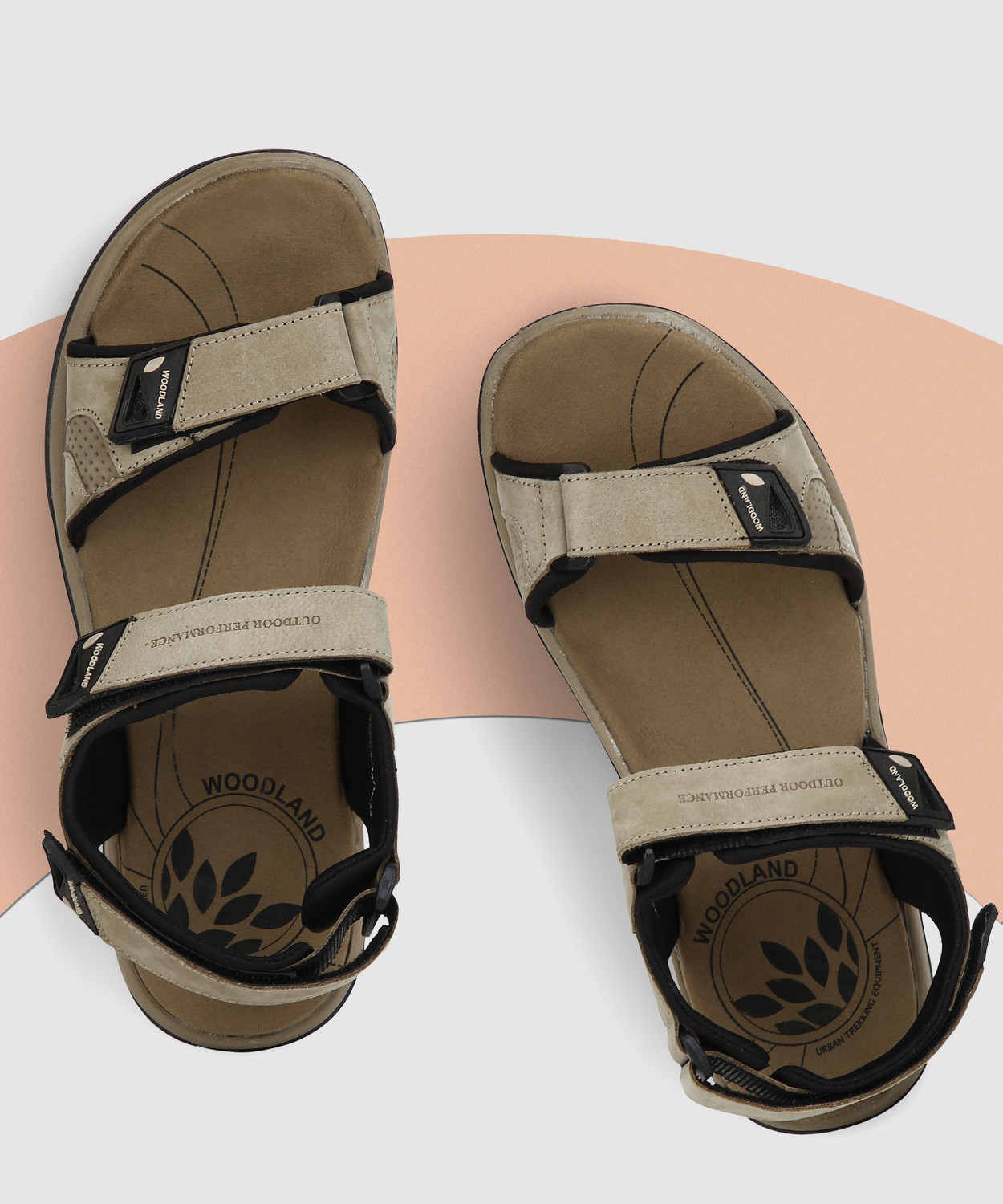 Men Khaki Casual Sandal