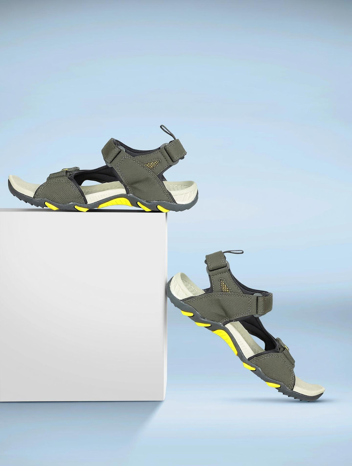 Sparx Men Green Sports Sandals