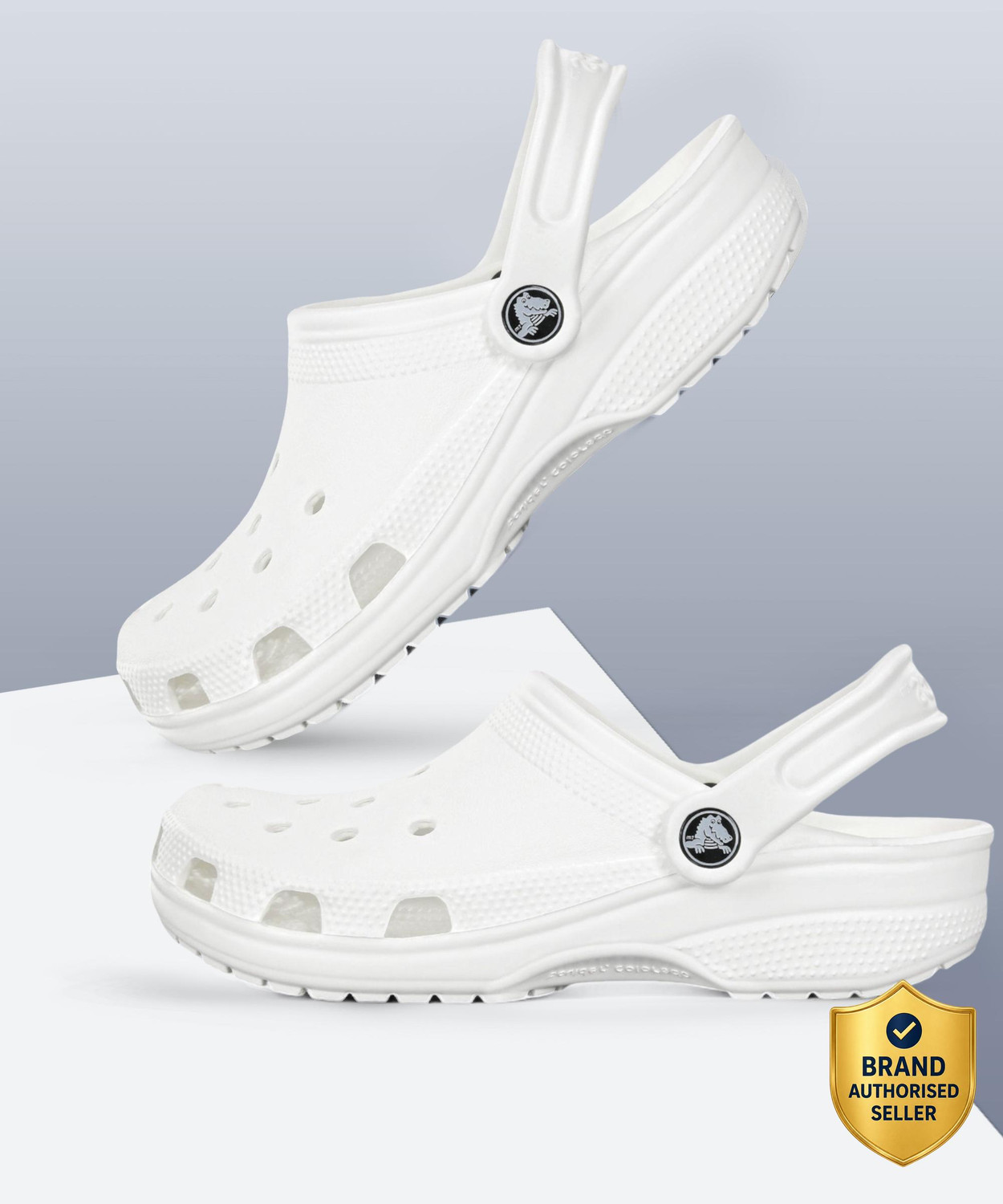 CROCS Classic Men White Clogs