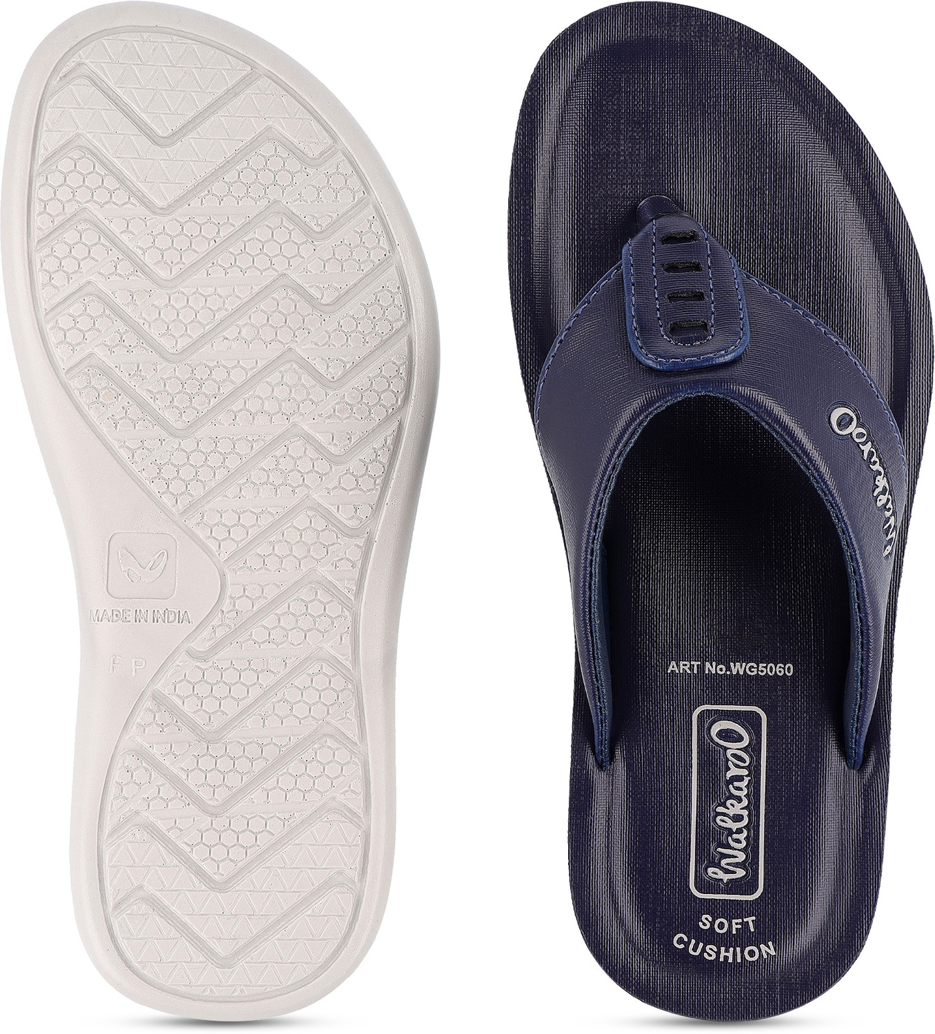 Image of WALKAROO Men Casual Sandal (Black , 8)