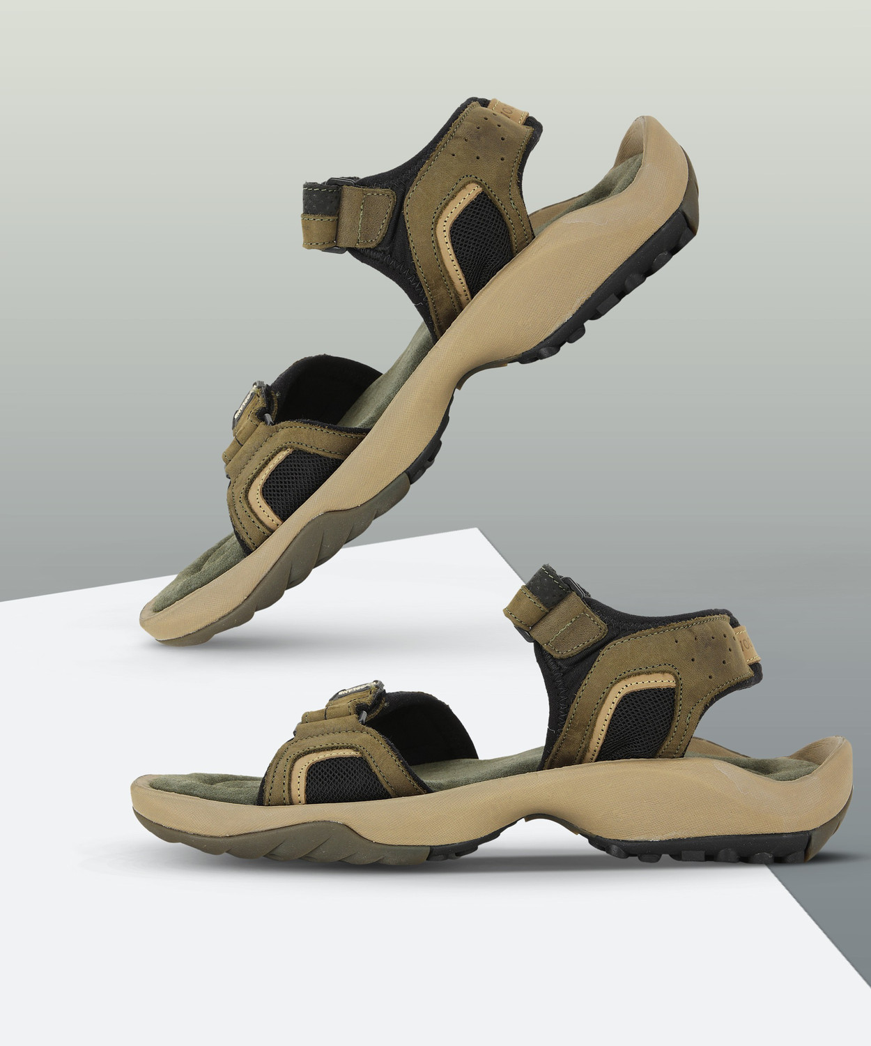 Woodland best sale sandals black