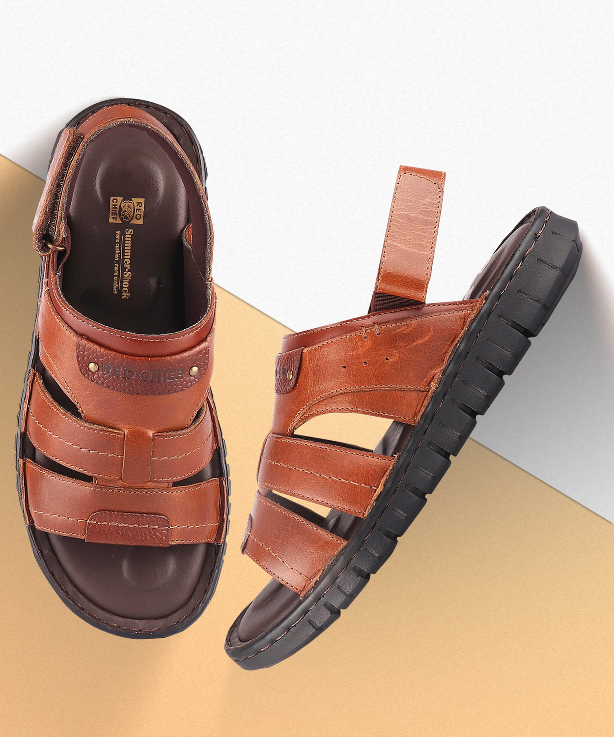 Red chief deals tan sandals