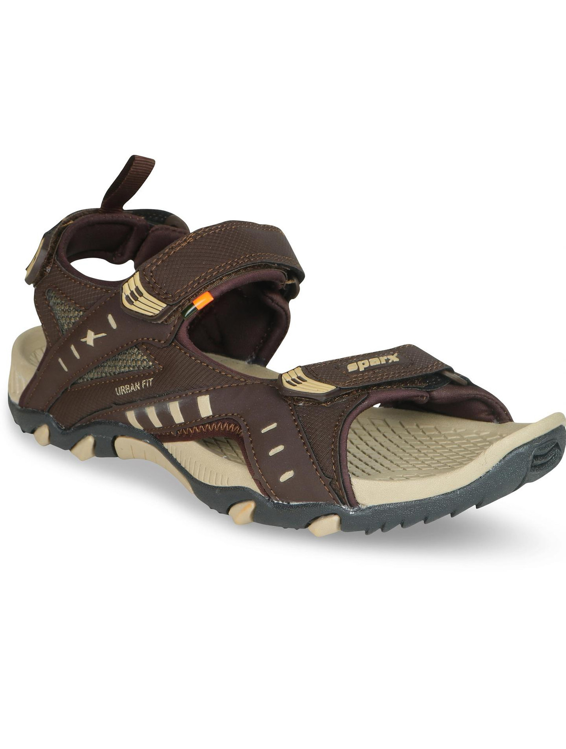 Men SS-485 Brown, Beige Sports Sandal